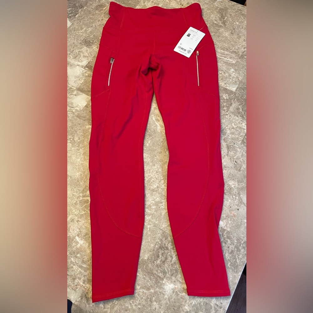 Athleta Woman’s Red Rainier Tight